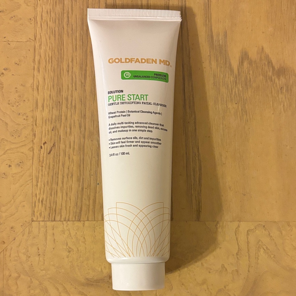 Goldfaden MD.  Pure Start Gentle Detoxifying Facial Cleanser -